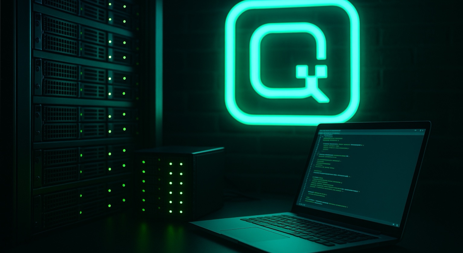 Tým QByte pracující na inovativním softwaru